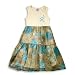 Lipstik Girls - Girls Dress, Cr?me, Brown, Turquoise