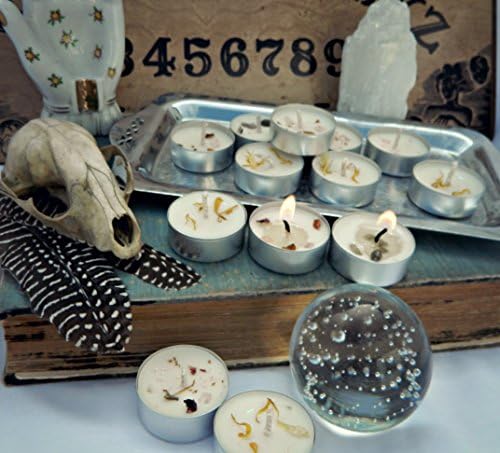 All Natural Soy CLEAR Spell Candles Tea Light Set of 4