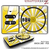DJ Hero Skin Rising Sun Yellow fit XBOX 360 and PS3 (DJ HERO NOT INCLUDED)