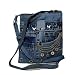 Denim Studded Purse Crafted from Vintage Denim