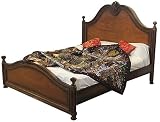 Wooden Classic Queen Anne Bed