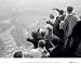 Fans Cheering the Pittsburgh Pirates from atop Cathedral, 1960 World Series vs. The New York Yankees by George Silk. Size 28.00 X 22.00 Art Poster Print on Canvas