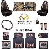 Realtree Outfitters Camo Car Truck SUV Front & Rear Floor Mats Seat Covers... 
