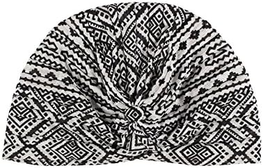 NLY Accessories Women's Printed Turban Black patterned Size Onesize 95% polyester and 5% elastane.