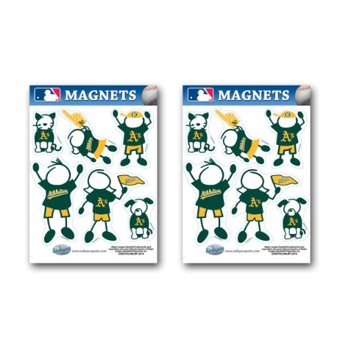 MLB Oakland Athletics Family Magnets