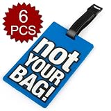 Luggage Tag with Identification Card - "Not Your Bag" (Price / 6 PCS), Travelling Accessories