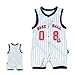 Ding Dong Baby Boys Girls Striped Sport Romper