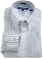 Tommy Hilfiger Men's Regular Fit Tattersall Dress Shirt