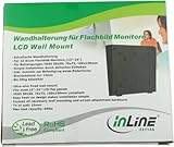 InLine 23114A Wandhalterung 33 cm (13 Zoll) bis 61 cm (24 Zoll) für Flachbildschirme