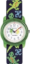 Timex Kids Analgoue Boys Geckos Fabric Strap Watch - T728814E
