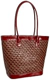 Magid Herringbone Matte Tote,Red/Natural,one size Reviews Magid Herringbone Matte Tote,Red/Natural,one size Reviews