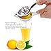 Cycee Premium Quality Zinc Alloy Lemon Squeezer - Professional Manual Lime Juicer - Durable Cirturs Press, Silver