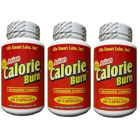 Asian Calorie Burn by Life Smart Labs. Weight Loss Diet pills, 180 capsules , 6 months Supply, 1 per day, 60 per bottle, slimming formula, fat burnning, appetite suppressant by Life Smart Labs Asian Calorie Burn