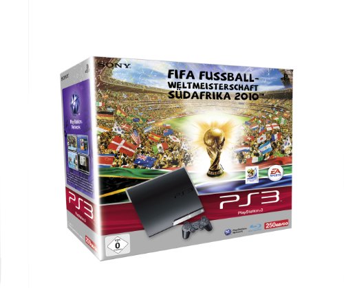 PS3 – Konsole Slim Black 250GB inkl. FIFA Fußball-Weltmeisterschaft 2010