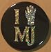 I Glove MJ (Michael Jackson) Black Button picture