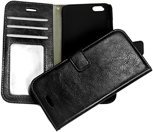 I Phone 6, IPhone 6s Leather Case, Fashion Designers Premium Wallet Case with Id Holder/credit Cards Slots.Black.