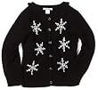 Hartstrings Girls 7-16 Big Snowflake Cardigan Sweater