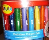 BRUIN BATHTIME CRAYON SET 9 CRAYONS AGES 2+ WITH DUCKY SPONGE PLAY SET