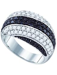 2.05CTW BLACK DIAMOND FASHION BAND