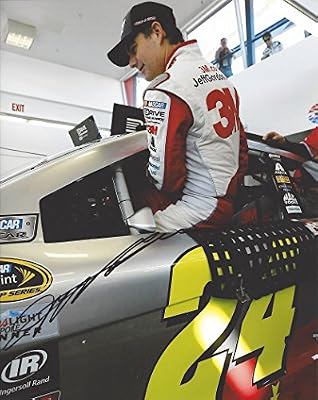 AUTOGRAPHED 2015 Jeff Gordon #24 Hendrick Motorsports 3M Racing Team (Garage Area) 8X10 Signed Picture NASCAR Glossy Photo with COA