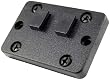 ARKON AP032-VSM Vehicle Specific Mount Adapter Plate Dual T Tab Horizontal (Cconverts AMPS to Male Dual T Tab)