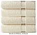 COTTON CRAFT Ultra Soft Oversized Bath Towels - 4 Pack XL Bath Towel Set - 30x54 - Absorbent Everyday Luxury Hotel Bathroom Spa Gym Shower Beach Pool Camp Travel Dorm - 100% Cotton - Easy Care - Ivory