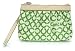 Coach Signature Op Art Cosmetic Case Wristlet Bag 42356 Green
