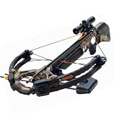 Barnett Buck Commander CRT Crossbow Package (Quiver, 4 - 22-Inch Arrows and Illuminated 3x32mm Scope)