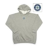 Seattle Mariners MLB JV Youth Pullover Hooded Sweatshirt For Kids (Heather)