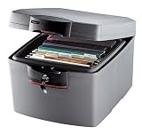 Sentry H3300 Safe Fire-Safe Waterproof Security File, 1.29 Cubic Feet, Silver Gray
