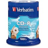 Buy 100 Pk 700MB 52x Write-Once CD-R With Non-Printable White Surface-D55959