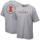 Nike Illinois Fighting Illini Ash School Pride T-shirt
