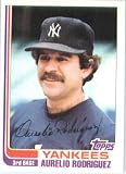 1982 Topps # 334 Aurelio Rodriguez New York Yankees Baseball Card