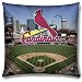 Saint Louis Cardinals MLB Photo Real Toss Pillow (18