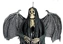 30" Hanging Grim Reaper in Black Shroud w/ Chest