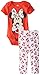 Disney Baby Girls Minnie Mouse Bodysuit and Pant Set, Red, 0-3 Months