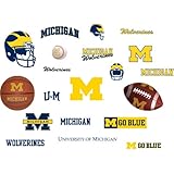 RoomMates RMK1053SCS University of Michigan Peel & Stick Wall Decals