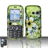 Rubberized Hawaiian Flower Snap on Design Case Hard Case Skin Cover Facepla ....