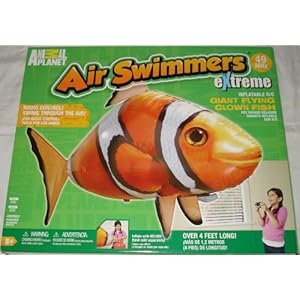 Air Swimmer EXTREME MODEL Radio Control Inflatable Floating Clownfish Green Box
