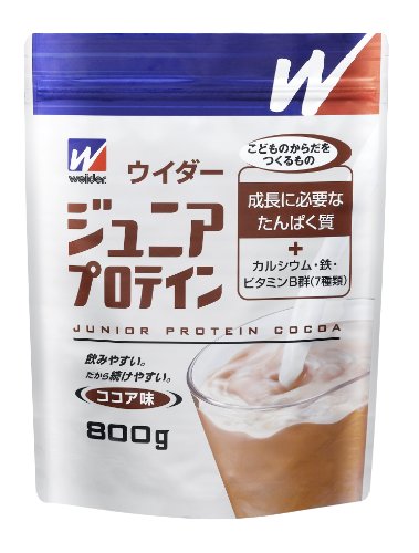 ウイダー ジュニアプロテイン ココア味 800g