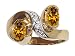 Jewelry : 1.02 cts Genuine Citrine Ring - 14kt White or Yellow Gold LIFETIME WARRANTEE