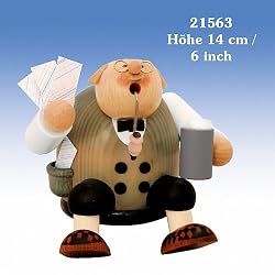 Christmas Smoker - Player Of Cards,Sitting (5.5 inches)