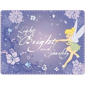 CharacterWorld Disney Fairies Tink Sparkle Fleece Blanket