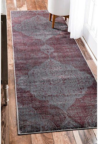 nuLOOM Oriental Vintage Viscose Fancy Runner Rug (2'7 x 8')