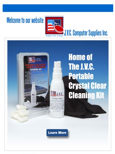 PORTABLE CRT LAPTOP SCREEN AND KEYBOARD CLEANING KIT WITH SPECIAL FREE OFFER!