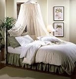 Nicamaka Bali 1-Point Bed Canopy, Cotton Gauze Net