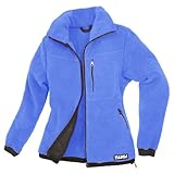 TAIGA Fleece Jacket-300 - Women's Polartec®-300 Fleece Jacket, Sky Blue, MADE IN CANADA, 10 (bust: 38