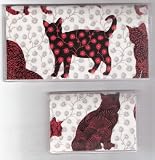 : Checkbook Cover Debit Set Made with Felix the Quilt Cat Fabric