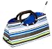 Creative Options 700-730 Soft-Sided Ribbon/Knitting/Crochet Caddy, Multi-Stripe