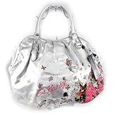 Sac "Ed Hardy" argent&eacute;